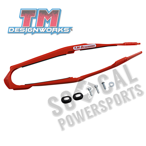 T.M. Designworks - T.M. Designworks Dirt Cross Super Front Chain Slider - Red - DCS-H15-RD
