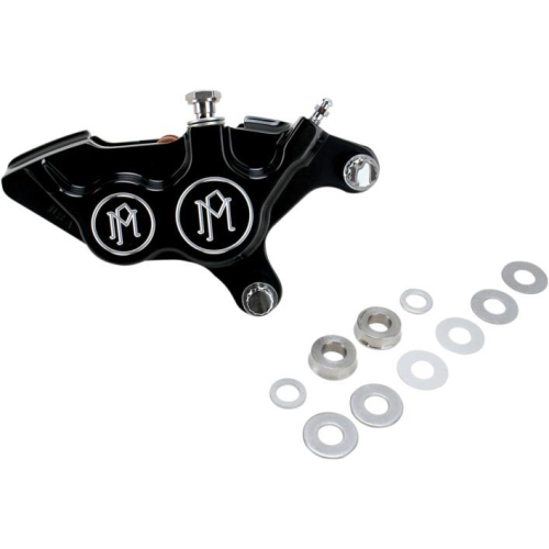Performance Machine - Performance Machine Four-Piston Differential-Bore Brake Caliper Kit - Contrast Cut - 0053-2920-BM