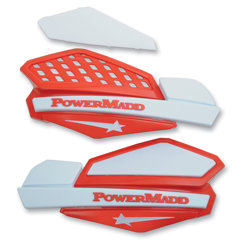 Powermadd - Powermadd Star Series Handguards - Red/White - 34222
