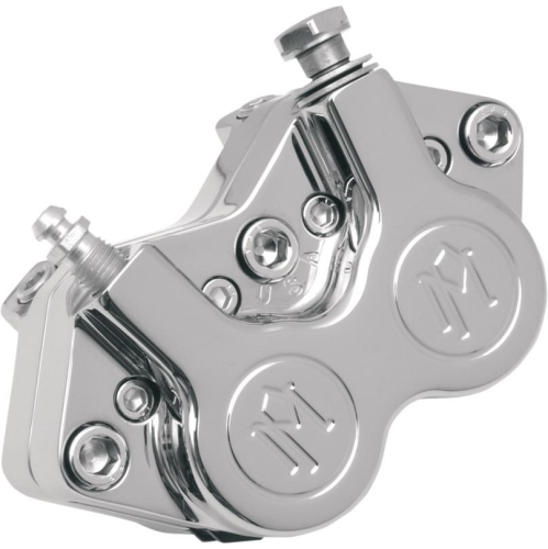 Performance Machine - Performance Machine Replacement 4 Piston Caliper for Classic Caliper Kits -  125 x 4S - Chrome - 0052-2200-CH