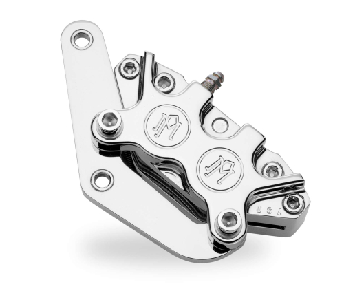 Performance Machine - Performance Machine Classic Single Disc Front Brake Caliper Kit - Polished - 1213-0017-P