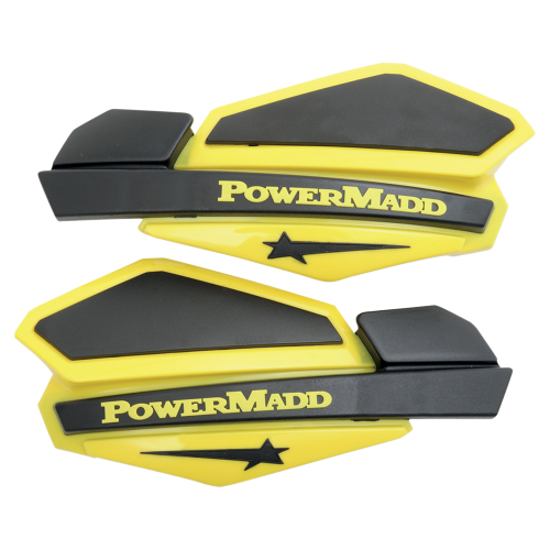 Powermadd - Powermadd Star Series Handguards - Suzuki Yellow/Black - 34206