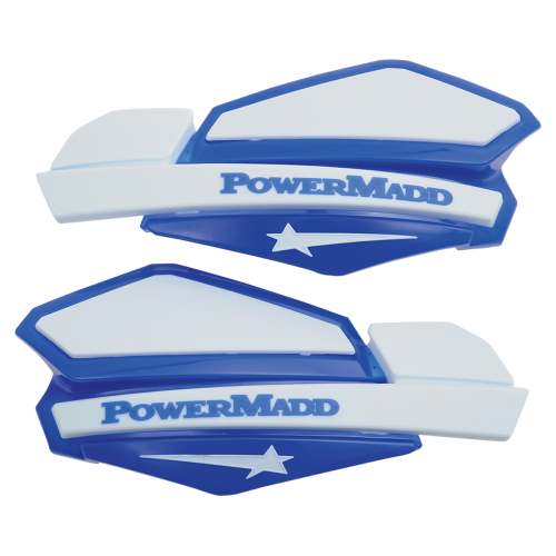 Powermadd - Powermadd Star Series Handguards - Blue/White - 34221