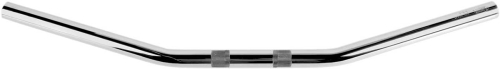 Flanders - Flanders 1in. Narrow Center 18deg. Drag Bar - Knurled and Dimpled - Chrome - 650-08445