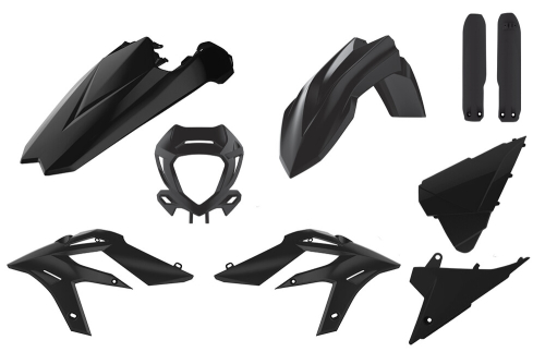Polisport - Polisport Plastic Kit - Black - 91060