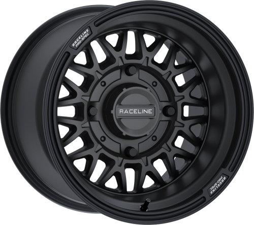 Raceline - Raceline A13 Omega Beadlock Wheel - 15x10 - 5+5 - 4/137 - Satin Black - A13B-51037-00