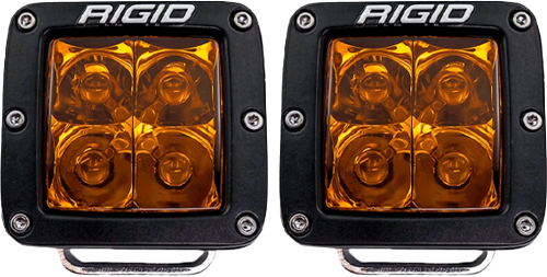 RIGID Industries - RIGID Industries D-Series Pro Pod Light - Standard Mount - Spot Pattern Amber Pro - 20252