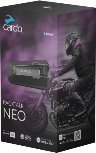 Cardo - Cardo Packtalk Neo Single Helmet Kit - PTN00001