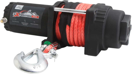All Balls - All Balls 6,000-lb Expedition Series 4-Bolt Winch with Synthetic Rope - 431-01027