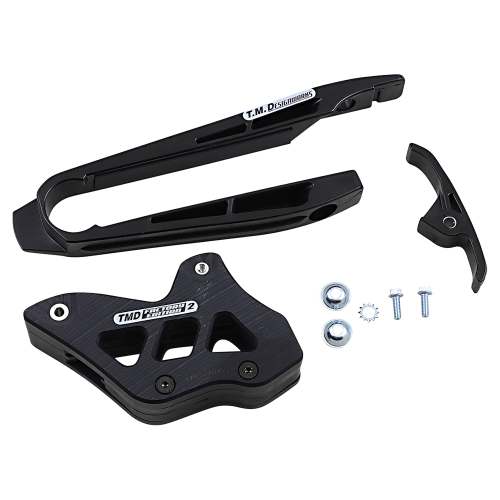 T.M. Designworks - T.M. Designworks Dirt Cross Multi-Purpose Chain Slide-N-Guide Kit EF2 Guide - Black - DCK-ORK-BK