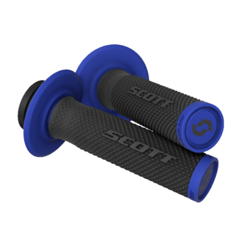 Scott USA - Scott USA Scott SX II Lock On Grips - Black/Blue - 292452-1004222