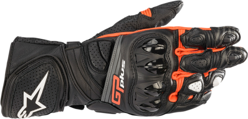Alpinestars - Alpinestars Racing Professional GP Plus R V2 Gloves - 3556520-1030-2X - Black/Red Fluorescent - 2XL