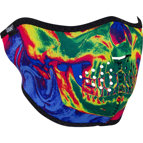 Zan Headgear - Zan Headgear Half Face Mask - WNFM610H - Therma Skull - OSFM