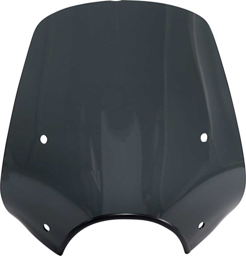 Memphis Shades - Memphis Shades Pop Top Sportshield Windshield (9in. Cutout) - Dark Black Smoke - MEP55210
