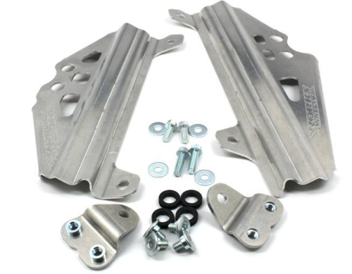 Works Connection - Works Connection Radiator Brace - Silver - 18-180