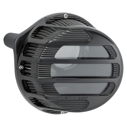 Arlen Ness - Arlen Ness Sidekick Air Cleaner - Black Anodized - 81-302