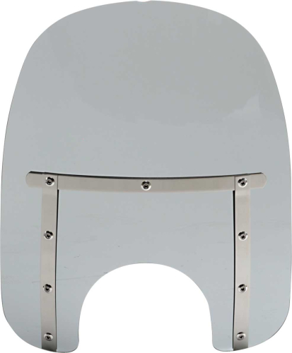 Memphis Shades - Memphis Shades Memphis Slim Windshield (7in. Cutout) - 17in. - Black Smoke - MEM42112