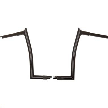 Fat Baggers, Inc. - Fat Baggers, Inc. 1-1/4in. EZ Install Pointed Top Handlebars - Gloss Black - 908014-B