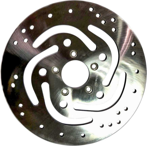 HardDrive - HardDrive Drilled Vented Front Brake Rotor - OEM Style S/S Polished - 144314
