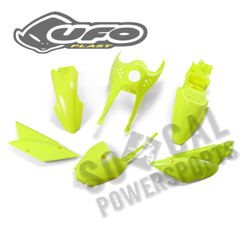 UFO Plastics - UFO Plastics Complete Body Kit - Neon Yellow - KA37003-DFLU