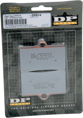 DP Brakes - DP Brakes Standard Sintered Metal Brake Pads - Brembo Four-Piston (Single Pin) - DP614