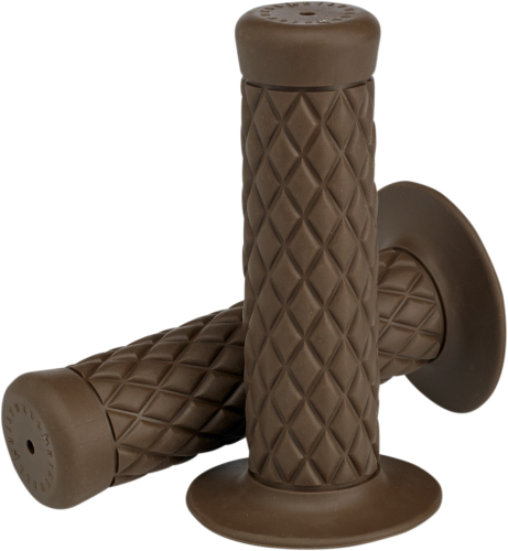Biltwell Inc. - Biltwell Inc. Thruster TPV Grips - Chocolate - 6702-0401
