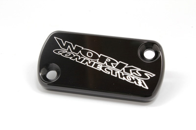 Works Connection - Works Connection Front Master Cylinder Cover - Black - 21-136