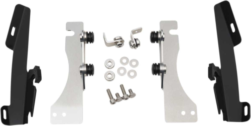 Memphis Shades - Memphis Shades Trigger-Lock Mount Kit for Batwing Fairing - Black - MEM8993