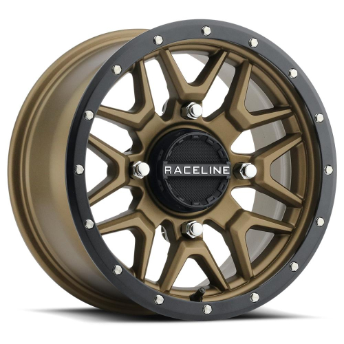 Raceline - Raceline Krank Wheel - 14x7 - 5+2 Offset - 4/110 - Black/Bronze - A94BZ-47011+10