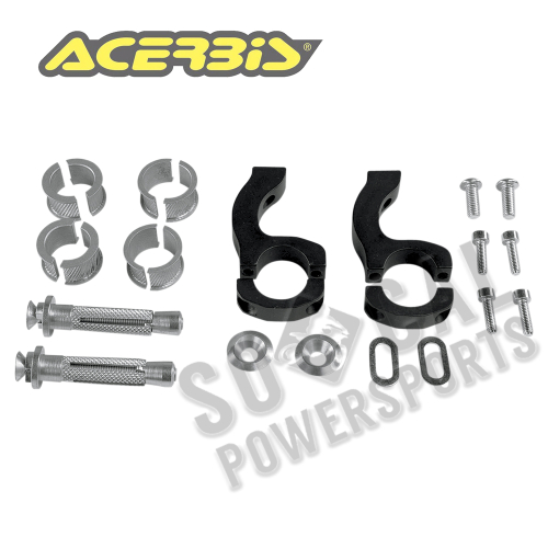 Acerbis - Acerbis X-Strong Universal Mounting Kit for Acerbis Handguards - Black - 2142010001