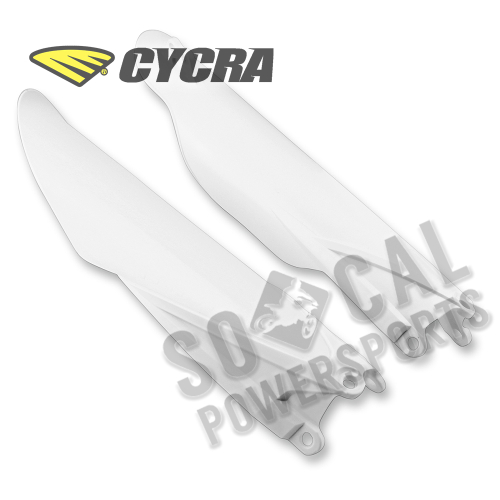 Cycra - Cycra Lower Fork Guards - White - 6901-42