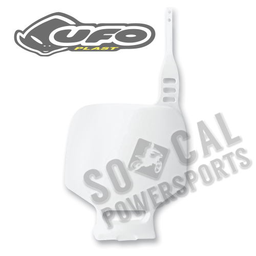 UFO Plastics - UFO Plastics Front Number Plate - White - YA02874046