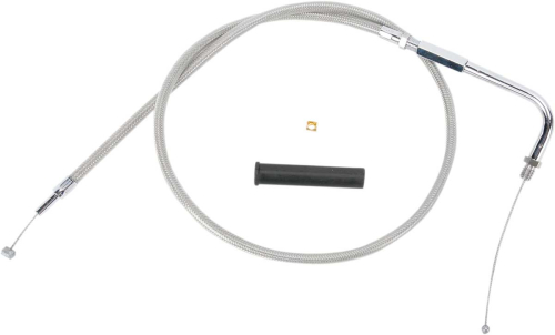 Drag Specialties - Drag Specialties Alternative Length Braided Throttle Cable - 34.5in. - 5330902B