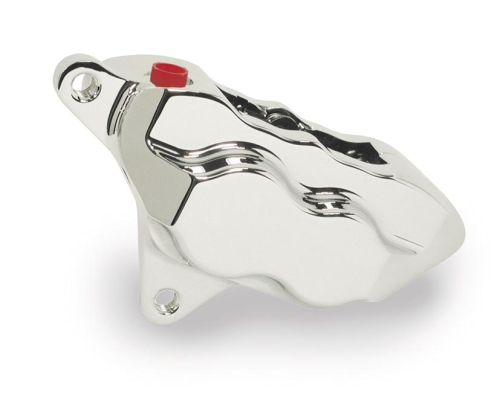 Hawg Halters Inc - Hawg Halters Inc Direct Bolt-On 4 Piston Front Left Brake Caliper - Chrome - LHSCC500