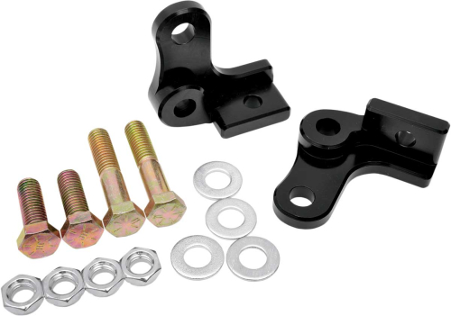 LA Choppers - LA Choppers Black Lowering Kit - 1in. Drop - Aluminum Construction - LA-7500-00