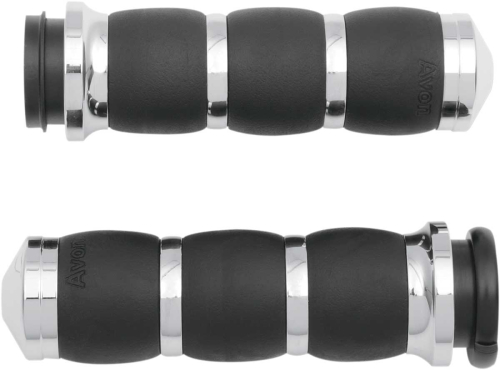 Avon Grips - Avon Grips Velvet Air Cushion Grips - Chrome - AIR-93-FLY
