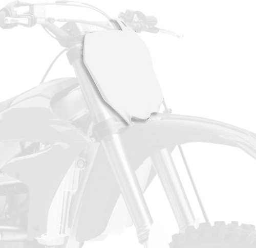 Polisport - Polisport Front Number Plate - White - 8678400001