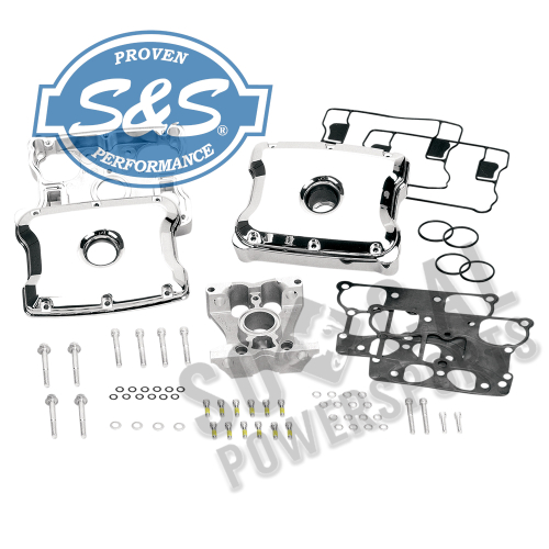 S&S Cycle - S&S Cycle Chrome Die-Cast Rocker Kit - 90-4110
