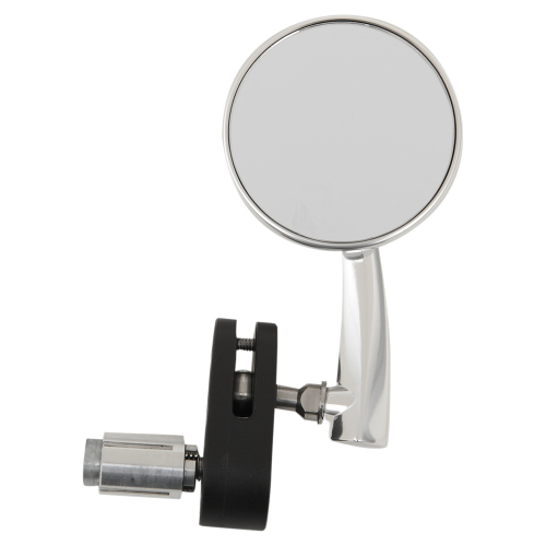 Emgo - Emgo Aluminum 3in. Bar End Mirror - Polished - Right - 20-34043