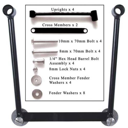 Willie & Max - Willie & Max Universal Saddle Hard Mount Kit - 58633-00