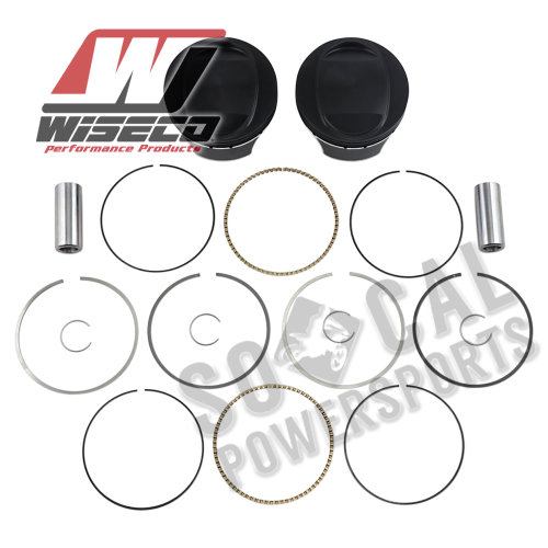 Wiseco - Wiseco K Piston Kit (103ci., Domed) - Standard Bore 3.875in., 10.5:1 Compression - K2754