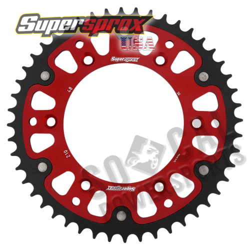 Supersprox - Supersprox Stealth Rear Sprocket - 48T - RST-210-48-RED