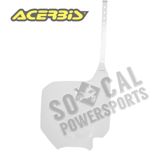 Acerbis - Acerbis Front Number Plate - White - 2084530002