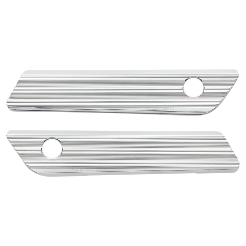 Arlen Ness - Arlen Ness Saddlebag Latch Covers - 10-Gauge - Chrome - 03-609