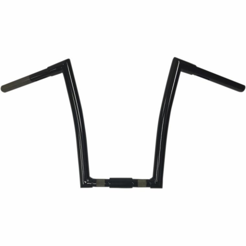 Todds Cycle - Todds Cycle 1-1/4in. Strip Handlebar - 14in. - Black - 0601-3573