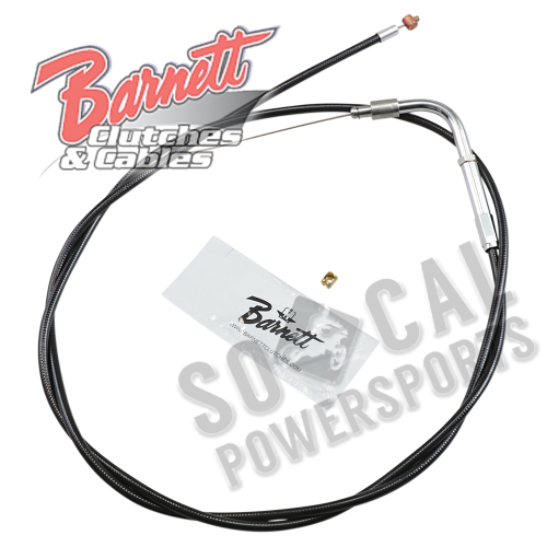 Barnett - Barnett Black Vinyl Idle Cable (+6in.) - 101-30-40017-06