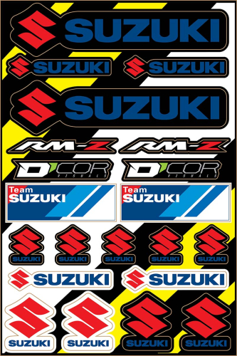 DCOR - DCOR Decal Sheet - Suzuki 2.0 - 40-40-104