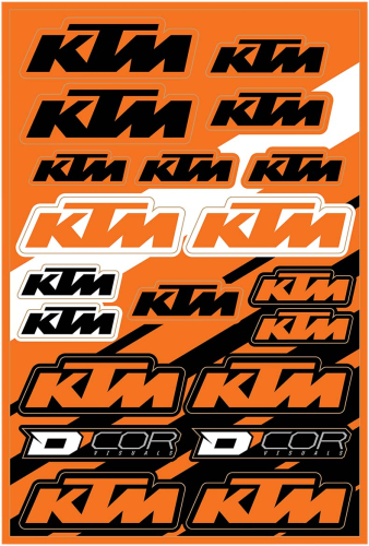 DCOR - DCOR Decal Sheet - KTM 2 - 40-30-101