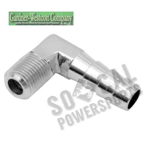 Gardner-Westcott - Gardner-Westcott 90 Deg. Male Hose Connector - 5/16in. Hose to 1/8in. NPT - 7-91HB-5X2