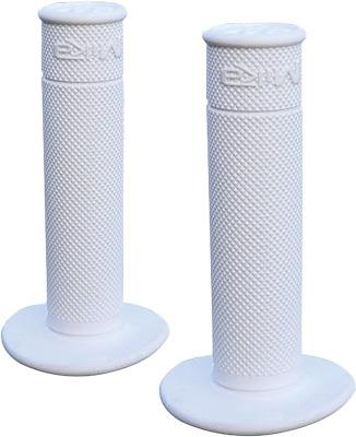 Mika Metals - Mika Metals Motorcycle Grips - White - GRIPS-WHITE